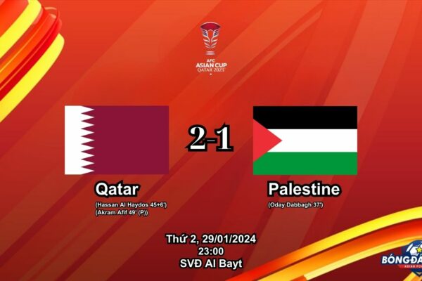 Qatar 2-1 Palestine