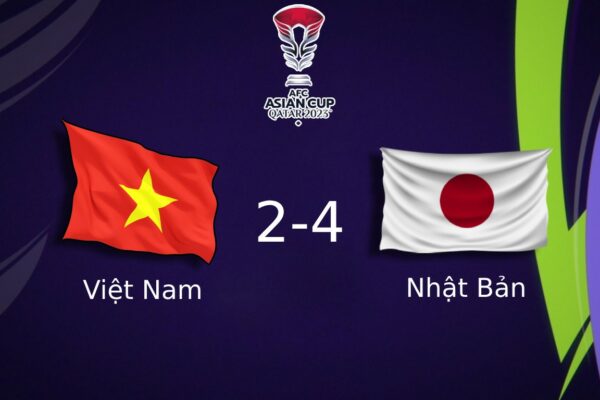 Việt Nam 2-4 Nhật Bản