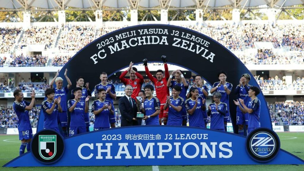 Machida Zelvia vô địch J2-League 2023