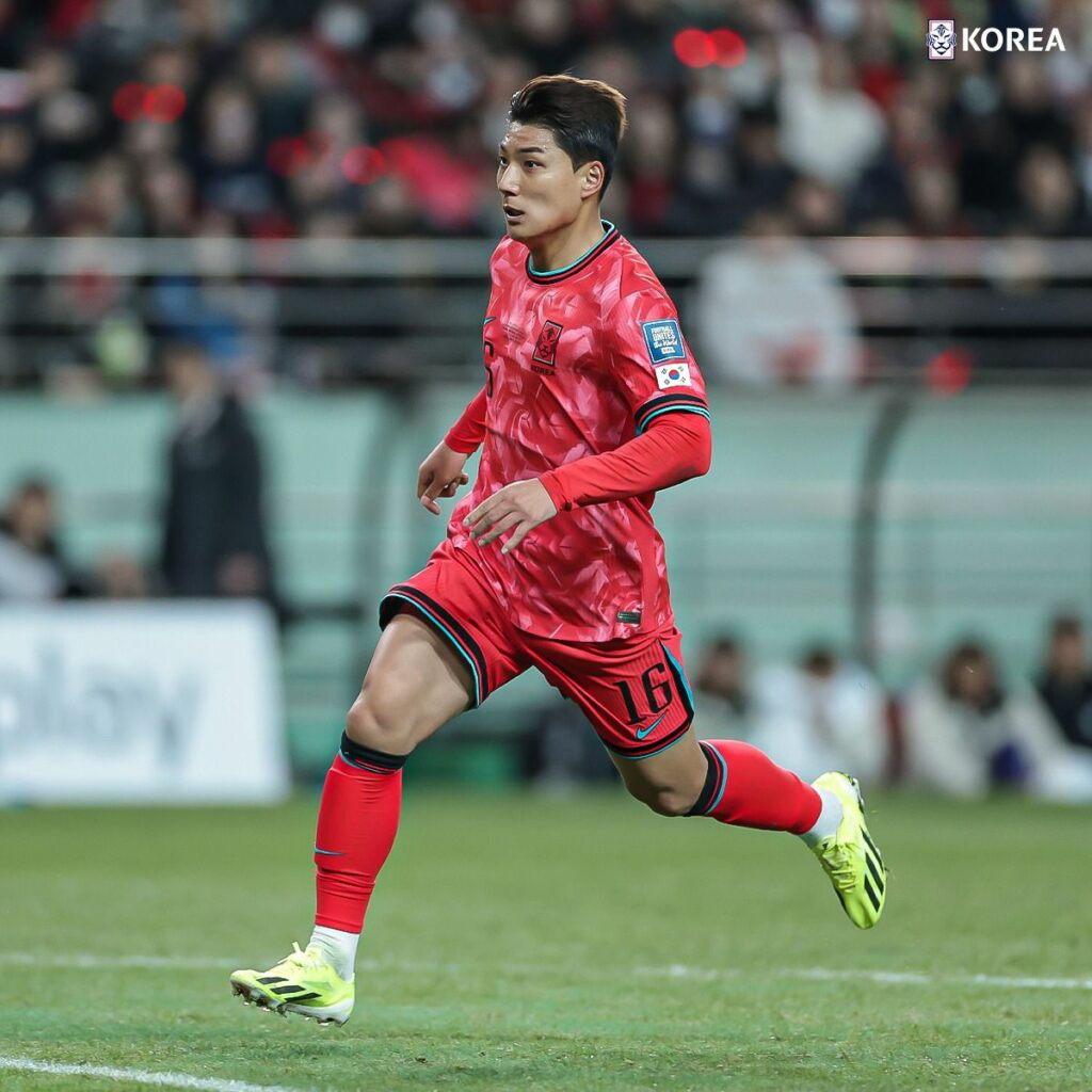 Joo Min-kyu ra mắt đội tuyển Hàn Quốc ở trận gặp Thái Lan ngày 21/3/2024