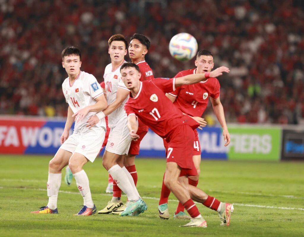 Việt Nam thua tối thiểu 0-1 trước Indonesia.
