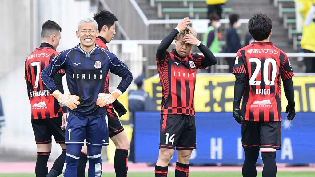 Sapporo đang chật vật ở đáy BXH J-League