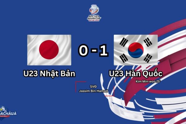 U23 Nhật Bản 0-1 U23 Hàn Quốc