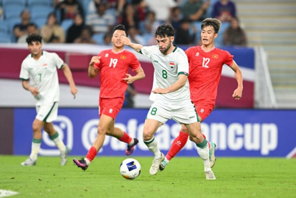 U23 Việt Nam để thua 0-1 trước U23 Iraq trong trận tứ kết U23 Châu Á