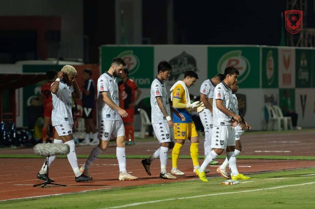Sukhothai FC đang khá chật vật trong giai đoạn cuối của mùa giải.