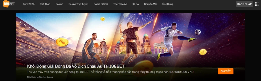 trang chủ 188Bet cá cược Euro