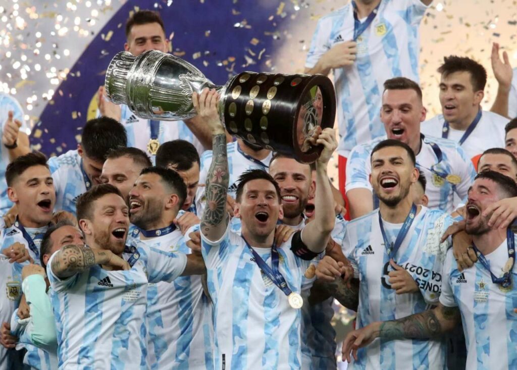 Nhà vô địch Copa America 2021 - Argentina.  