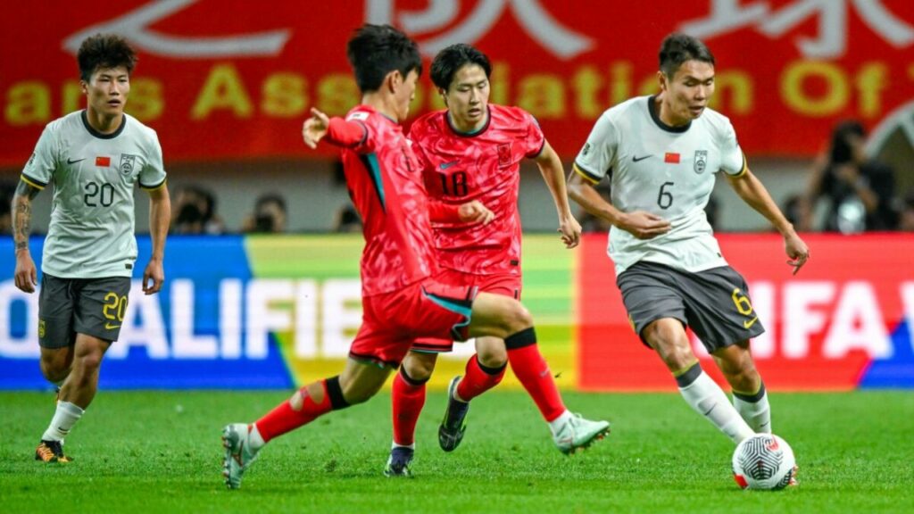 Hàn Quốc áp đảo đối thủ ngay từ những phút đầu tiên, trận đấu Hàn Quốc 1-0 Trung Quốc