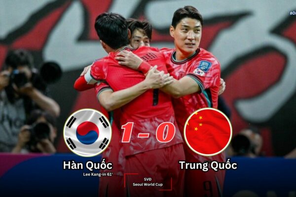Hàn Quốc 1-0 Trung Quốc