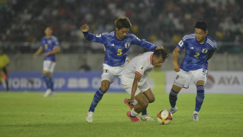 Nhật Bản dễ dàng áp đảo đội chủ nhà Myanmar nhờ chênh lệch đẳng cấp trong trận đấu Myanmar 0-5 nhật bản