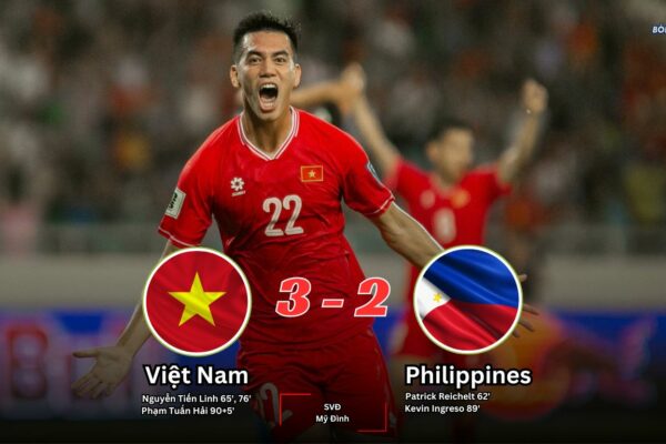Việt Nam 3-2 Philippines