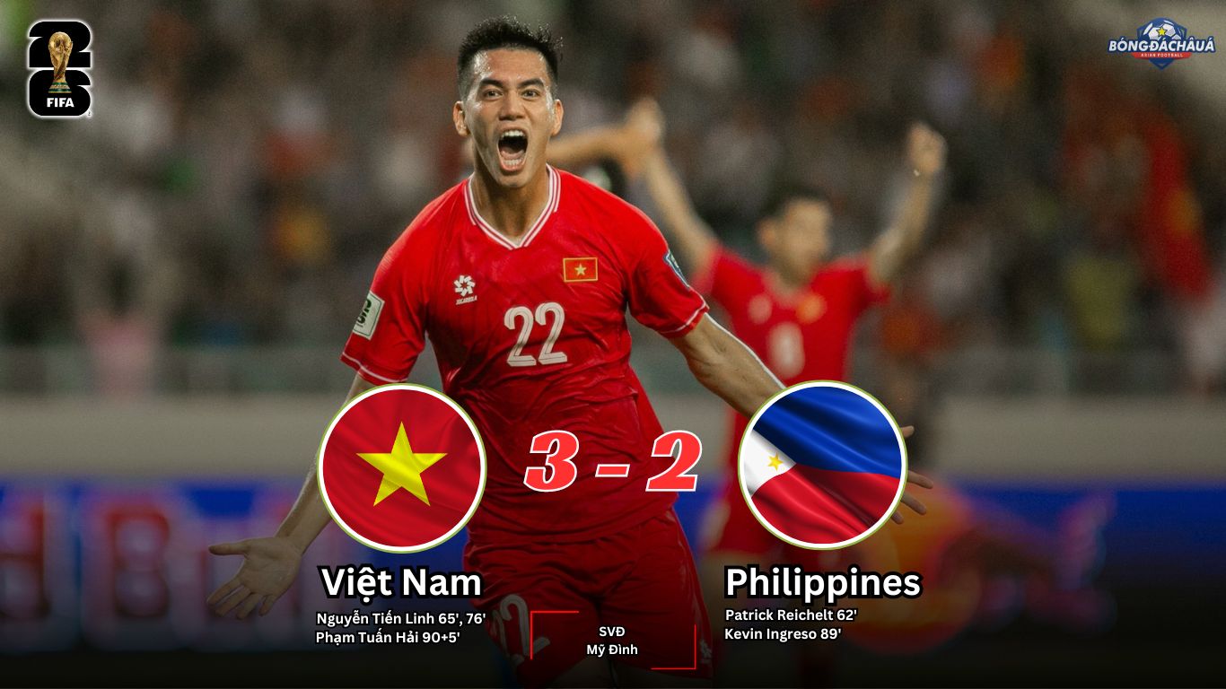 Việt Nam 3-2 Philippines