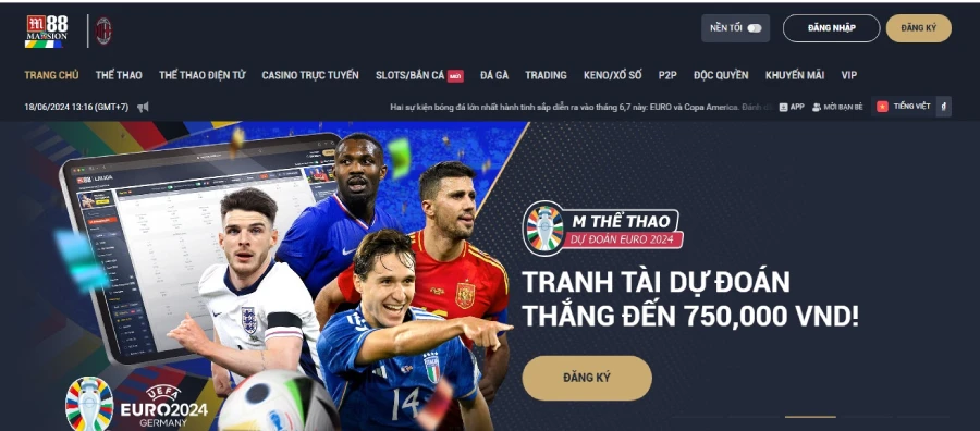 website cá cược Euro 2024 M88