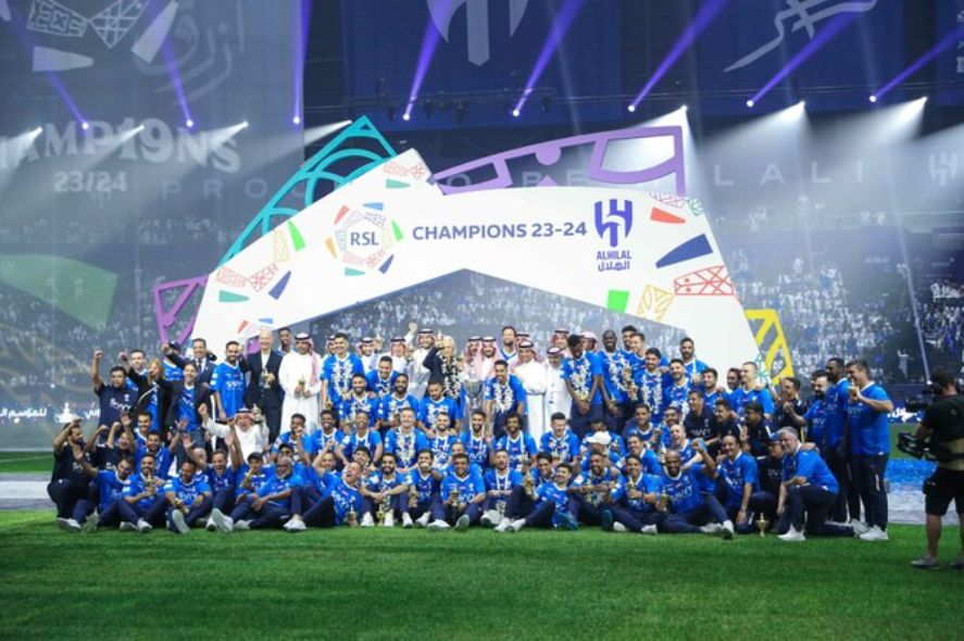 Al Hilal - nhà vô địch Saudi Pro League 2023/24. 