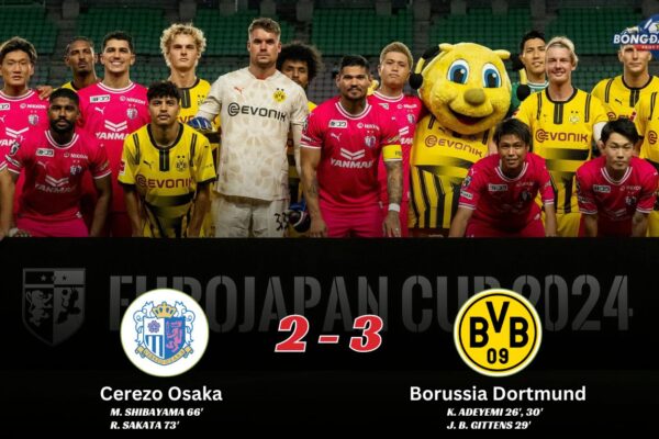Cerezo Osaka 2-3 Borussia Dortmund