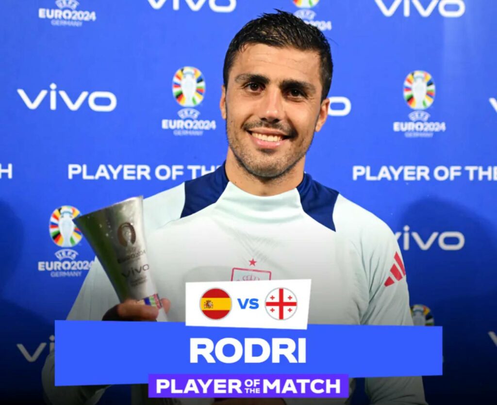 Rodri là cầu thủ không thể thay thế ở tuyến giữa Tây Ban Nha. 
