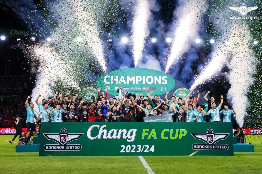 True Bangkok United Vô Địch Thai FA Cup 2023/24.