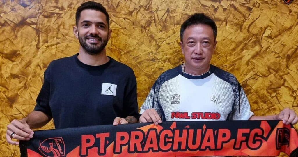 Barros Tardeli, Ứng Cử Viên Vua Phá Lưới Thai League 2024/25, hứa hẹn sẽ dẫn dắt hàng công của Prachuap FC.