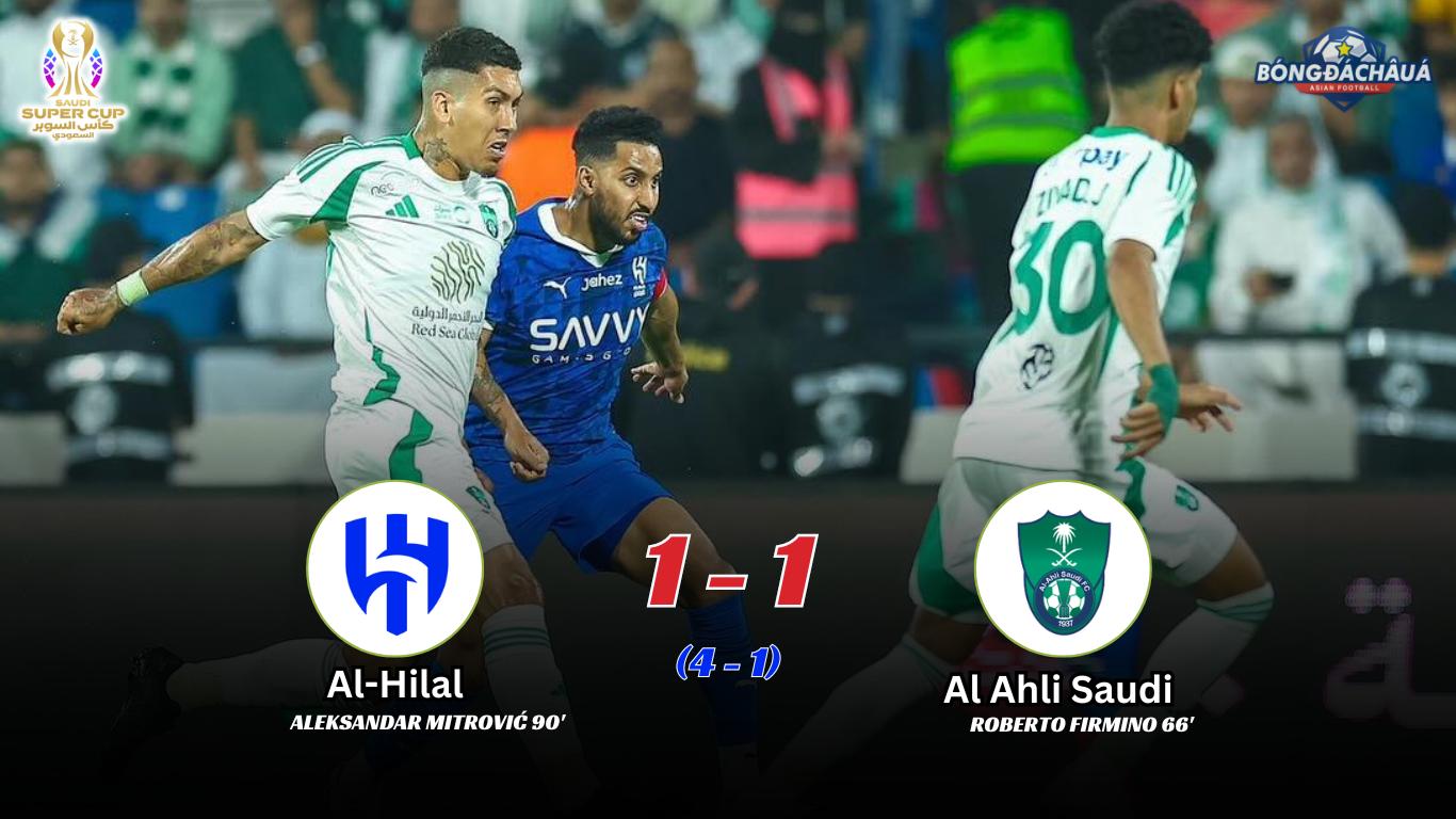 Al Hilal 1-1 Al Ahli