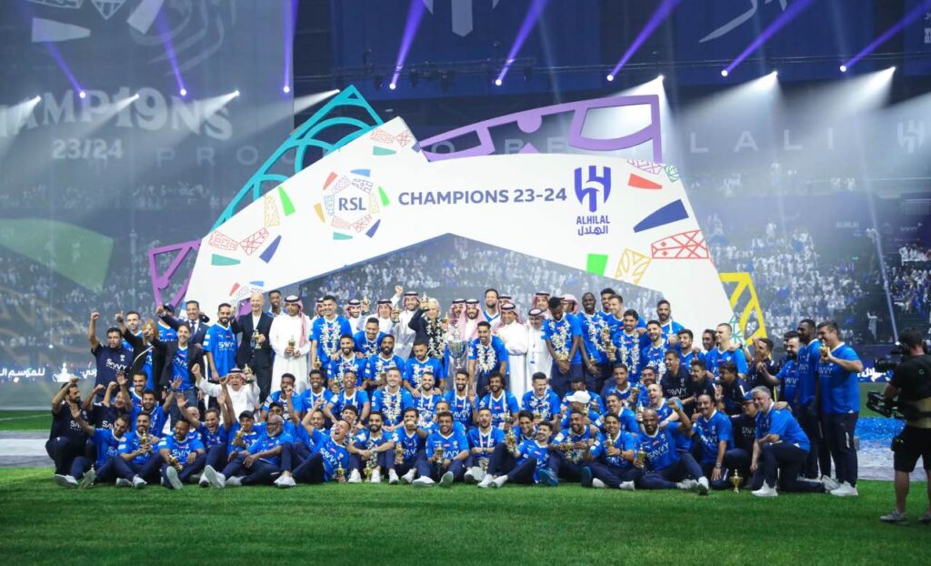 Al HIlal - nhà vô địch Saudi Pro League 2023/24.