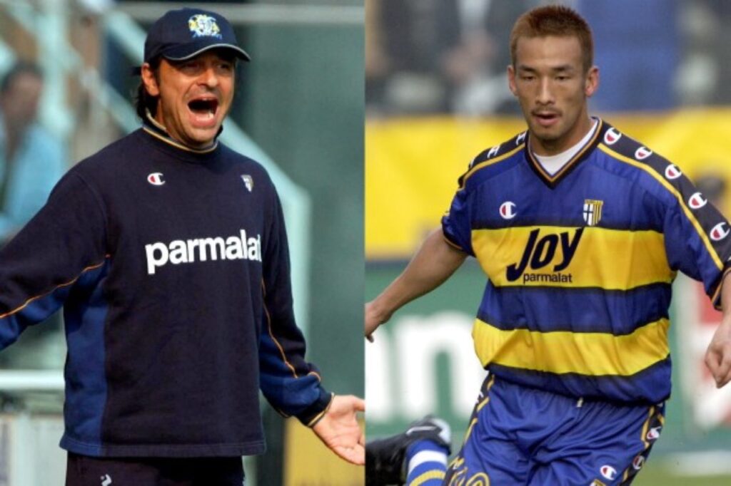 Hidetoshi Nakata, Tuyển thủ Nhật Bản mâu thuẫn với HLV, không có cơ hội thể hiện mình tại Parma dưới thời HLV Cesare Prandelli.