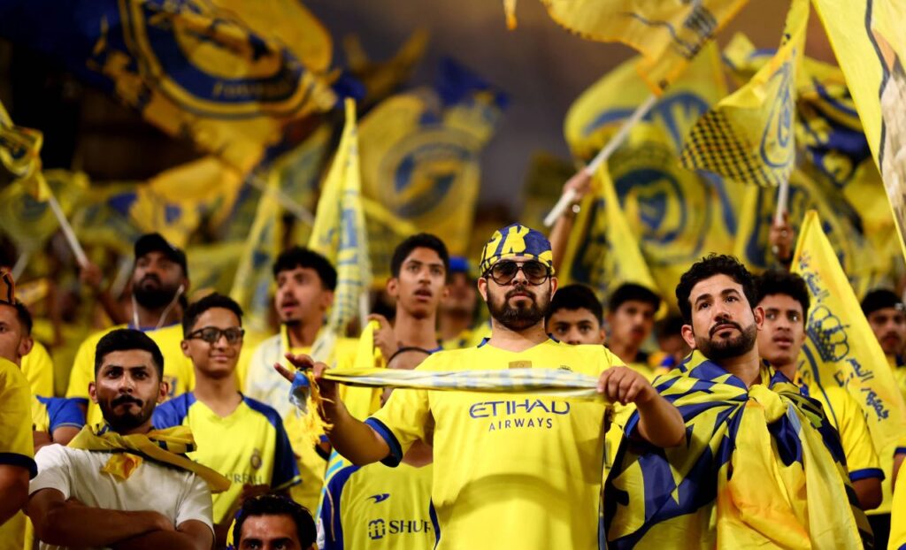 Lực lượng cổ động viên hùng hậu của Al Nassr.