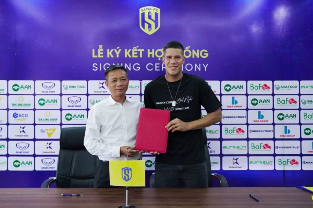 Sebation Zaracho trong lễ ra mắt CLB Thanh Hoá, Chuyển Nhượng V-League 2024/25