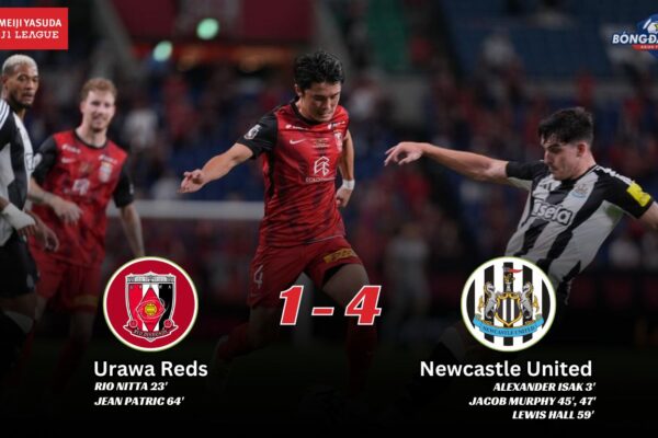 Urawa Reds 1-4 Newcastle United