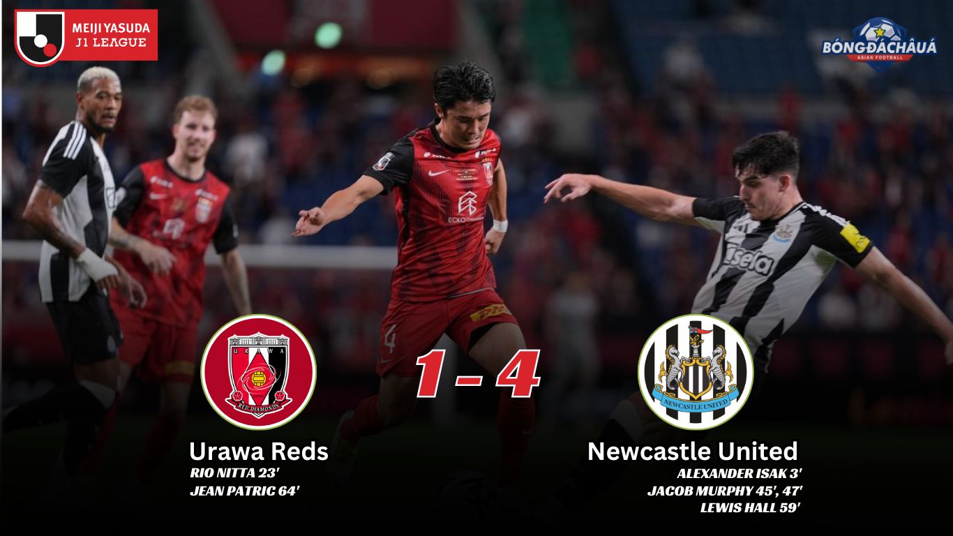 Urawa Reds 1-4 Newcastle United