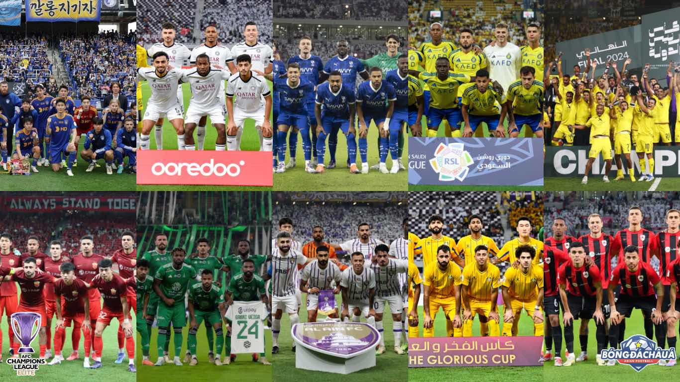 10 Đội Bóng Đắt Giá Nhất AFC Champions League Elite 2024/25