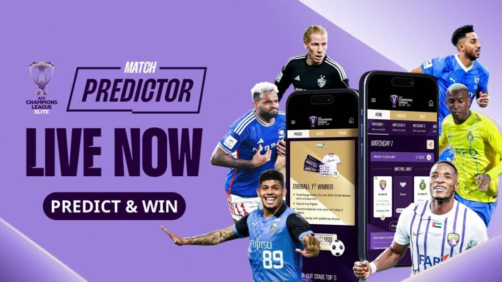 AFC còn có chức năng dự đoán trận đấu “Match Predictor” cực kỳ hấp dẫn. 