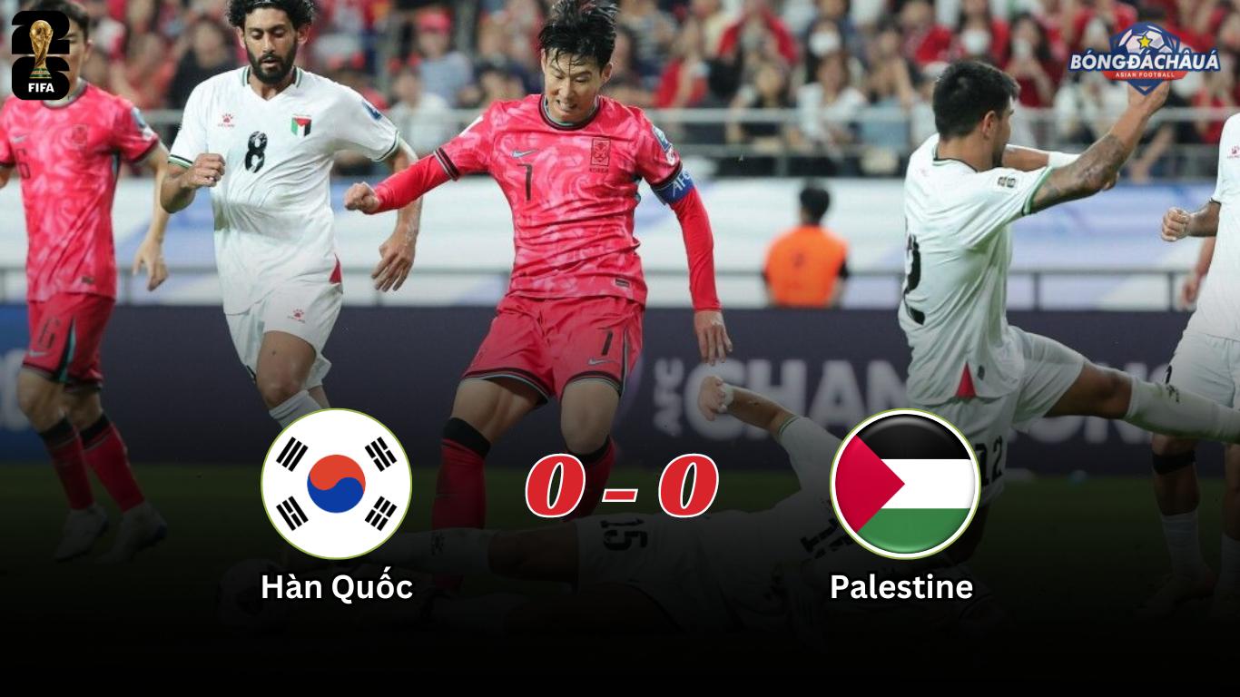 Hàn Quốc 0-0 Palestine