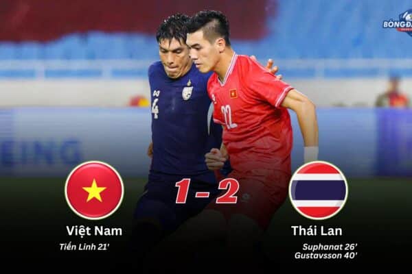 Việt Nam 1-2 Thái Lan