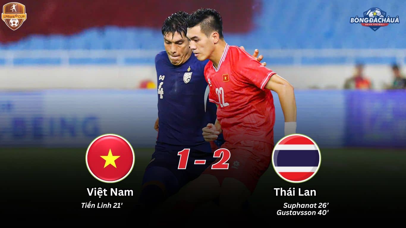 Việt Nam 1-2 Thái Lan