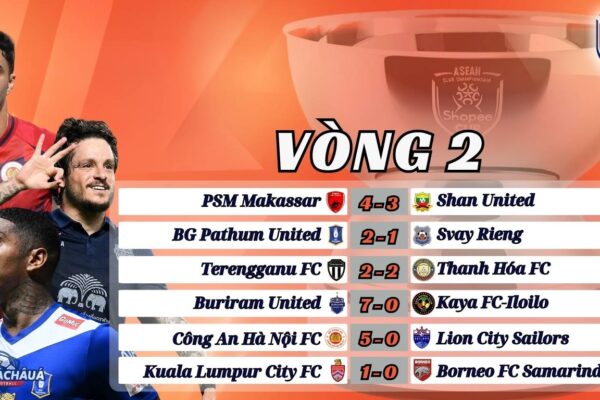 Lượt Trận Thứ Hai Vòng Bảng Shopee Cup 2024/25