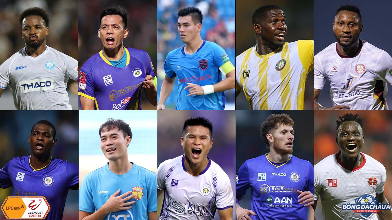 10 Cầu Thủ Ghi Bàn Nhiều Nhất Lịch Sử V-League