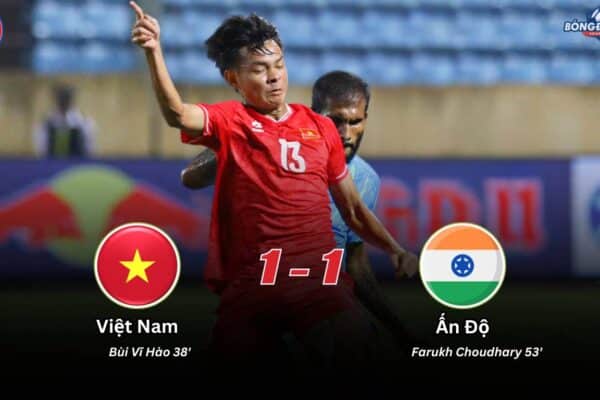 Việt Nam 1-1 Ấn Độ