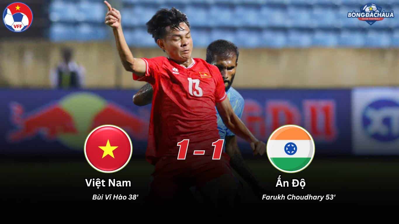 Việt Nam 1-1 Ấn Độ