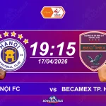 Nhận Định, Dự Đoán Hà Nội FC đối đầu Becamex TP.Hồ Chí Minh, 19h15 ngày 17042026