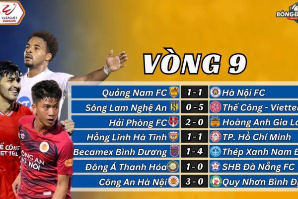 Vòng 9 V-League 2024/25