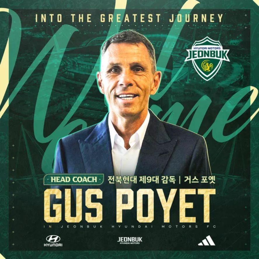 Gus Poyet được kì vọng sẽ giúp Jeonbuk quay trở lại cuộc đua vô địch. 