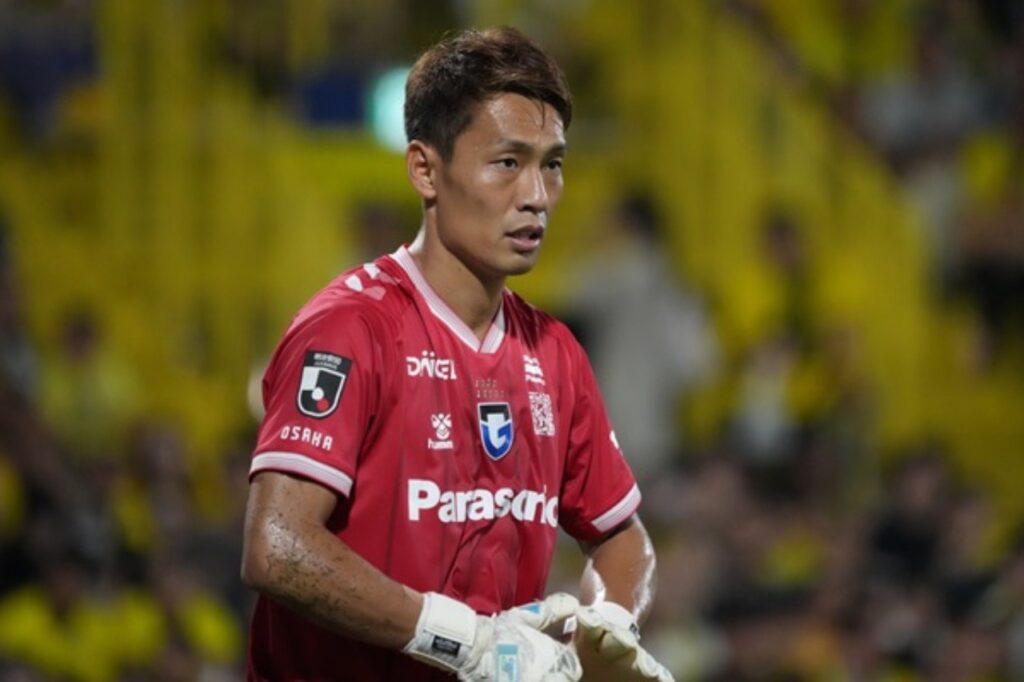 Jun Ichimori bắt chính toàn bộ 38 trận đấu cho Gamba Osaka tại J-League 2024.