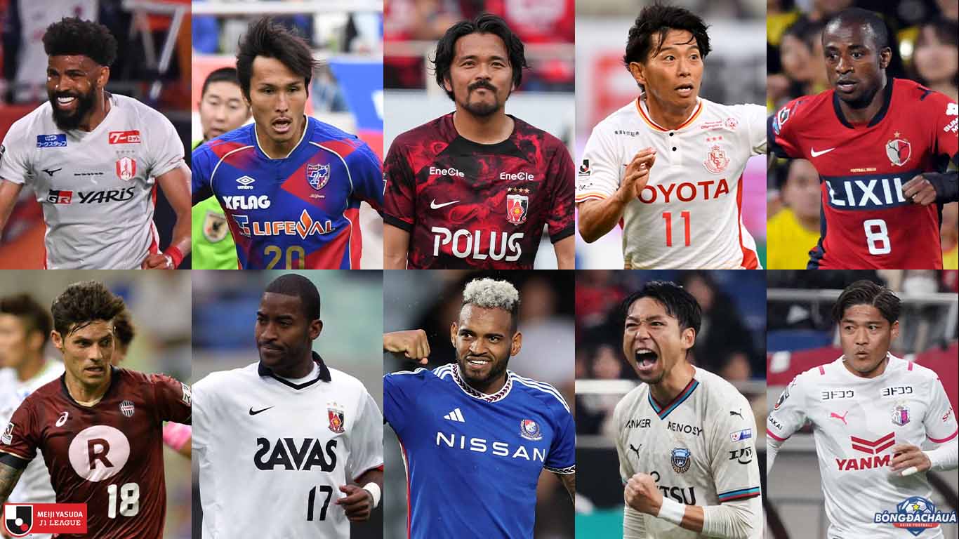 10 Cầu Thủ Ghi Bàn Nhiều Nhất Lịch Sử J-League