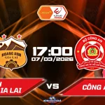 Hoàng Anh Gia Lai đối đầu CLB TP. Hồ Chí Minh, 1800 ngày 07032026