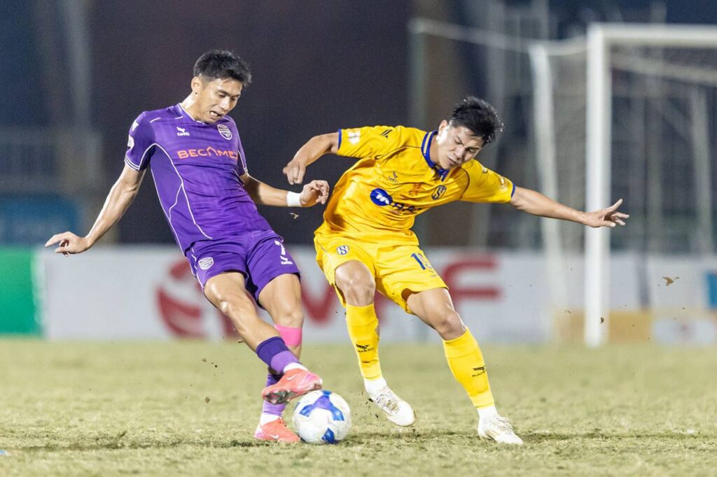 Sông Lam Nghệ An có trận thắng đầu tiên sau khi đánh bại Becamex Bình Dương với tỷ số 1-0, vòng 11 V-League 2024/25 