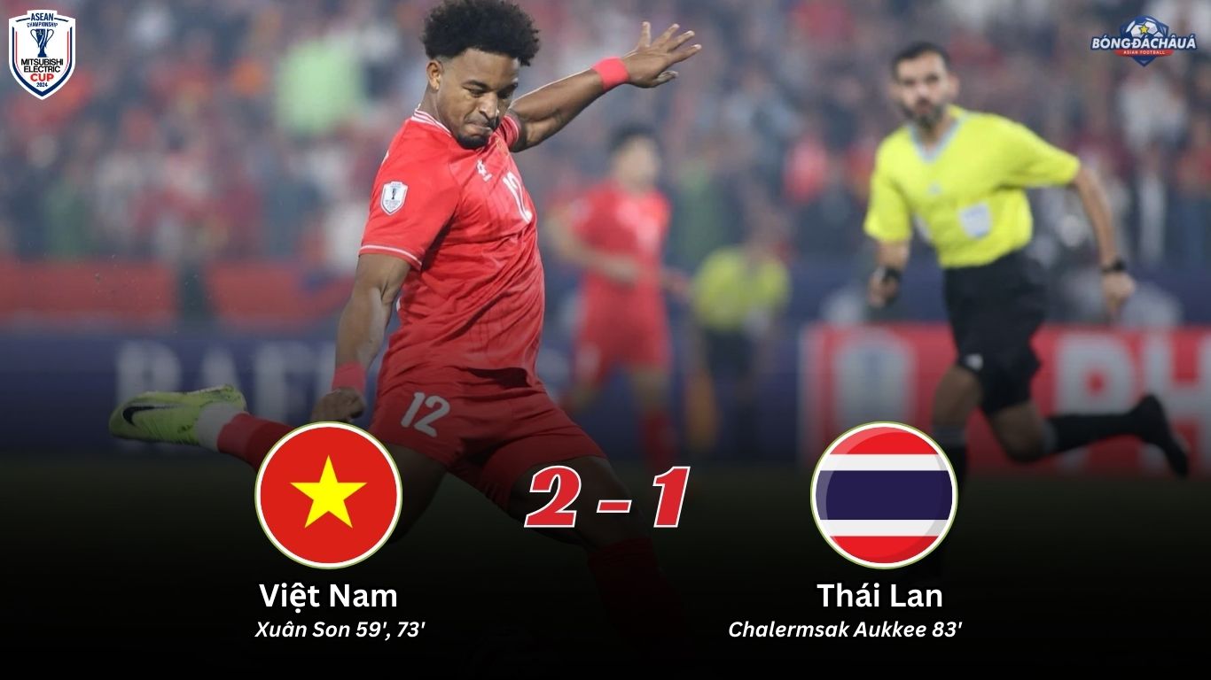 Việt Nam 2-1 Thái Lan