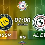 Al Nassr đối đầu Al Ettifaq, 1h00 ngày 16042026