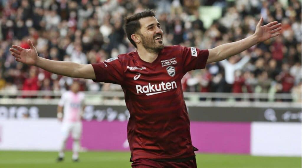 Sự có mặt của David Villa đã đánh dấu bước chuyển mình của Vissel Kobe tại J-League.