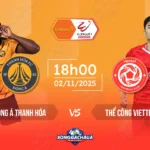 Soi Kèo, Nhận Định: Đông Á Thanh Hóa đối đầu Thể Công Viettel, 18h00 ngày 2/11/2025 Dong-A-Thanh-Hoa-vs-The-Cong-Viettel_