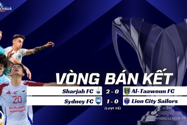 Kết Quả Loạt Trận Bán Kết Lượt Về AFC Champions League Two 2024/25